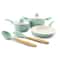Gibson Home® Plaza Café 7-Piece Sky Blue Essential Core Aluminum Cookware Set